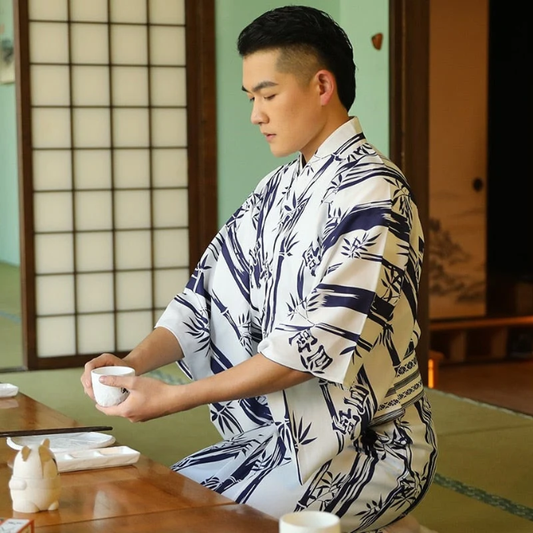 Kimono Japonais Homme Bamboo
