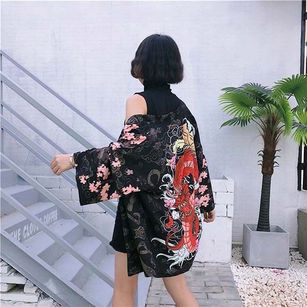 Veste kimono court dragon rouge-3.jpg