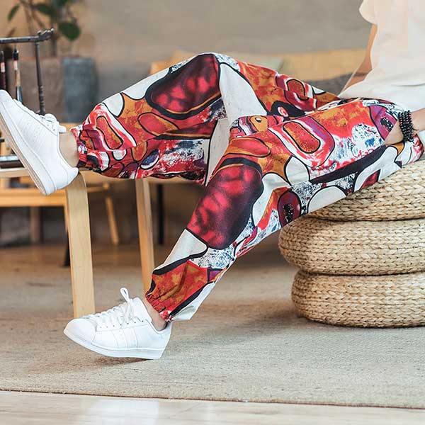 Pantalon japonais motifs abstraits colorés-3.jpg