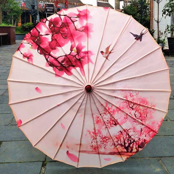 Ombrelle traditionnelle japonaise cerisiers