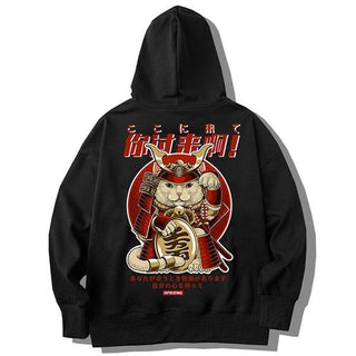 Sweat japonais neko samouraï