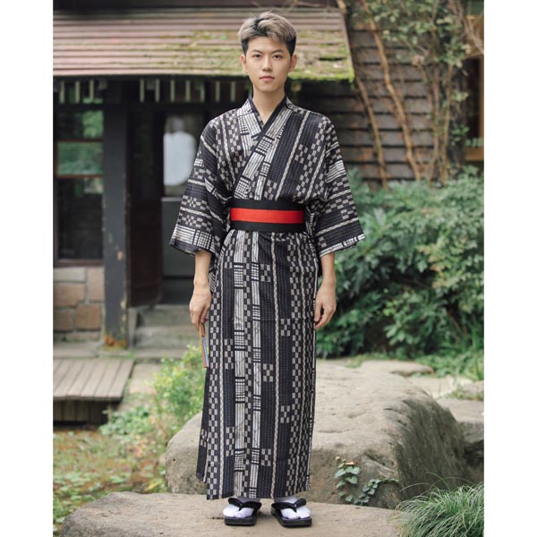 Kimono Homme Motifs Damiers et Géométriques-2.jpg