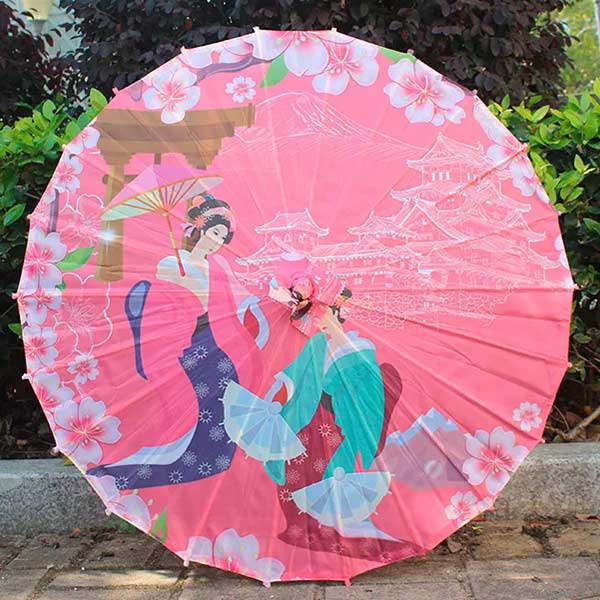 Ombrelle traditionnelle japonaise danse de geishas