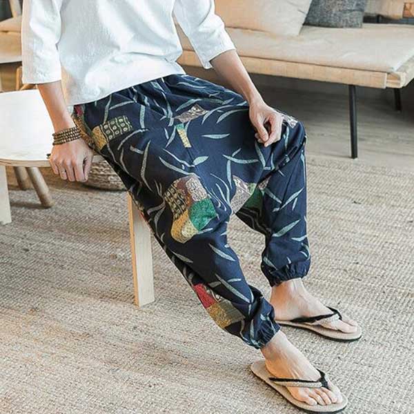 Pantalon style sarouel patchwork imprimé japonais-4.jpg