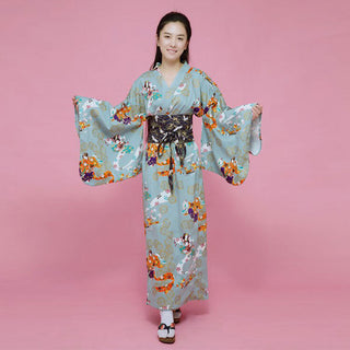 Yukata japonais femme motif Geisha