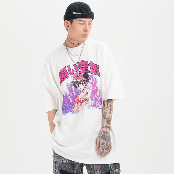T-shirt japonais Manga Girl