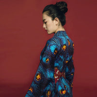 Kimono japonais femme imprimé paon-5.jpg