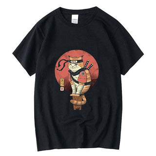 T-shirt japonais Neko Ninja