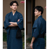 Kimono Homme Bleu Manches Amples-2.jpg