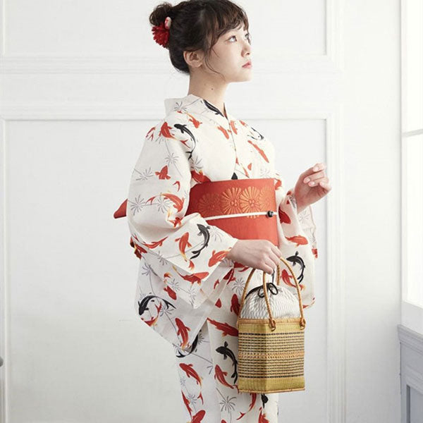Yukata japonais motif Carpes Koï-0.jpg