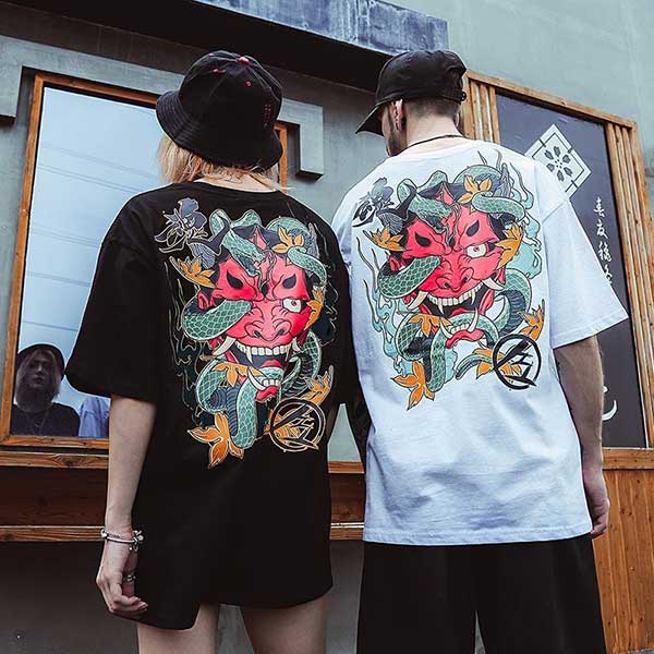 T-shirt démon Oni japonais-1.jpg