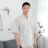 Jinbei japonais à carreaux blancs-2.jpg