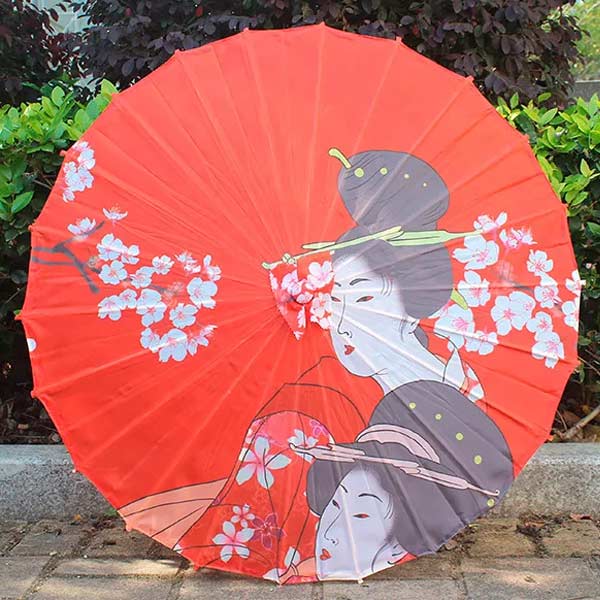 Ombrelle japonaise geishas en kimono rouge-0.jpg