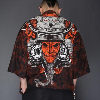 Veste Kimono Samuraï Loup