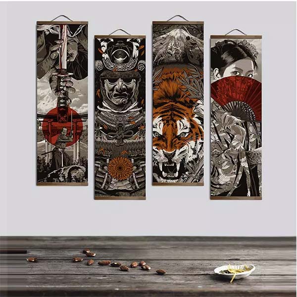 Tableau illustrations japonaises