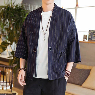 Veste Kimono Homme Moderne Unie