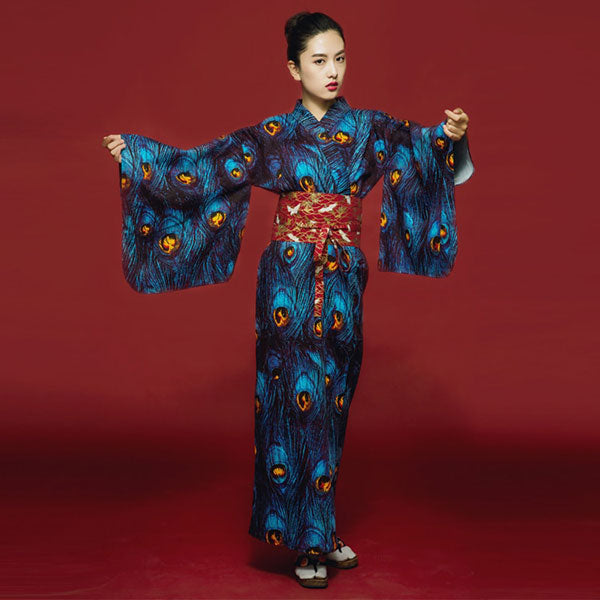 Kimono japonais femme imprimé paon-0.jpg
