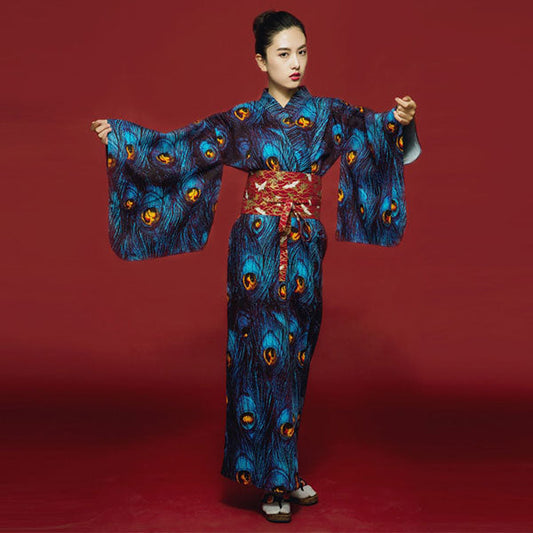 Kimono japonais femme imprimé paon-0.jpg