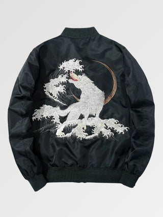 Sukajan japonais loup blanc