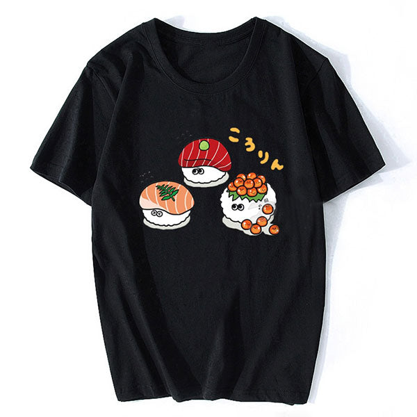 T-shirt japonais sushis kawaii