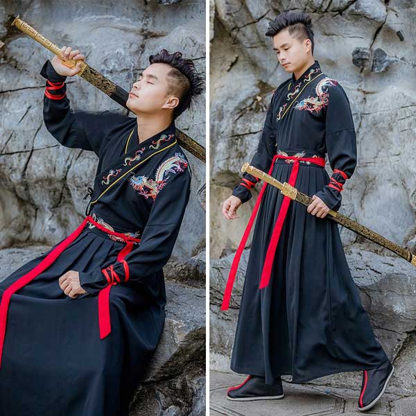 Kimono Homme Style Samouraï et Dragon