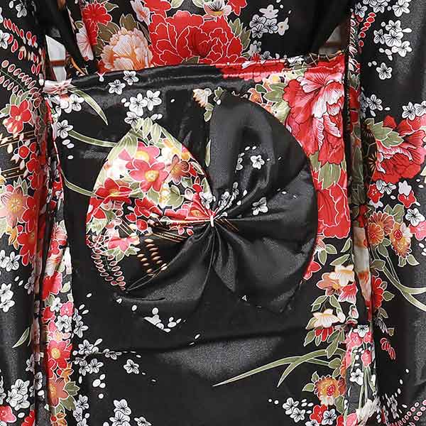 Kimono japonais satiné noir-3.jpg