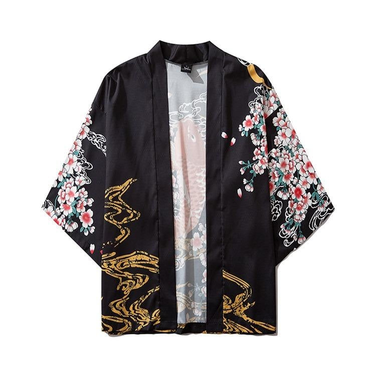 Veste Kimono Femme Carpe Koï Sakura-6.jpg