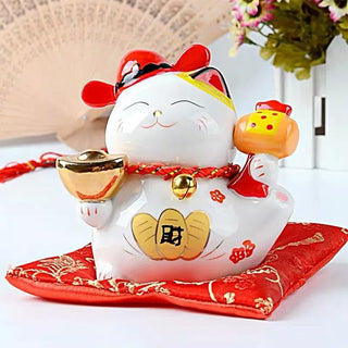 Tirelire Maneki Neko en céramique