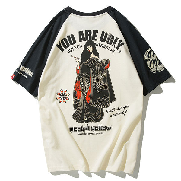 T-shirt femme japonaise style tattoo