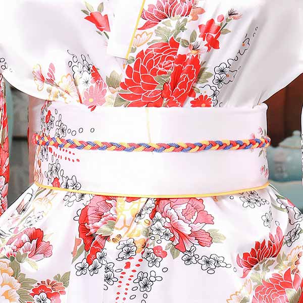 Kimono japonais satiné blanc-3.jpg