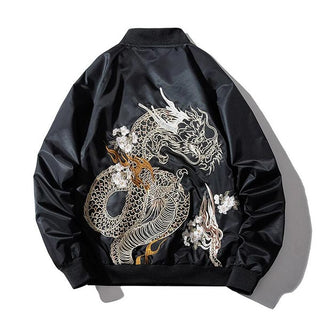 Sukajan style bomber dragon japonais