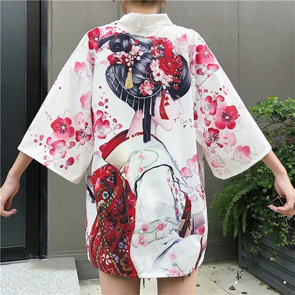Veste kimono motif Geisha japonaise-1.jpg