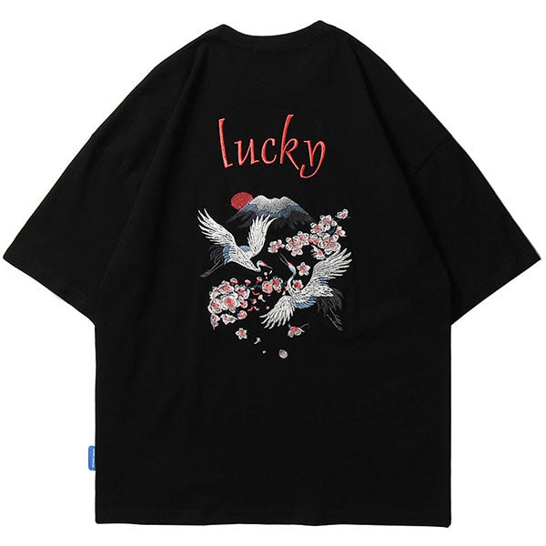 T-shirt japonais lucky grues-0.jpg