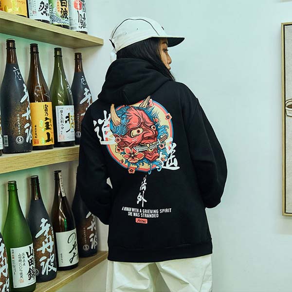 Sweat japonais Oni en fleurs-1.jpg