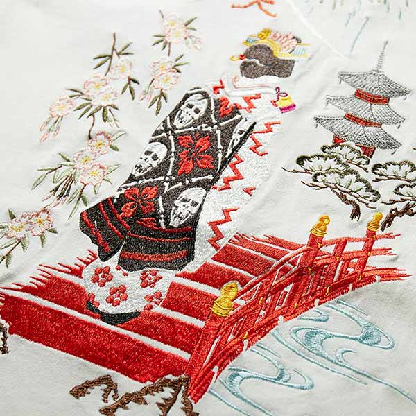 T-shirt paysage japonais Geisha-5.jpg