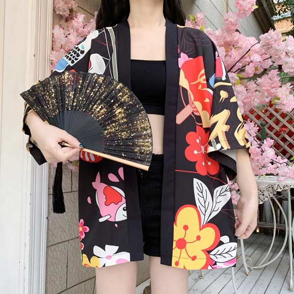 Haori pour femme Maneki Neko-5.jpg