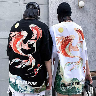 T-shirt japonais Carpes Koï